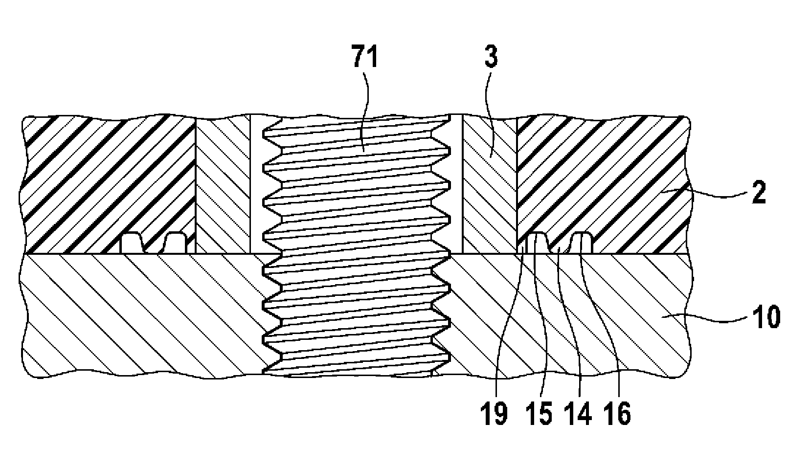 Ignition apparatus with improved sealing properties