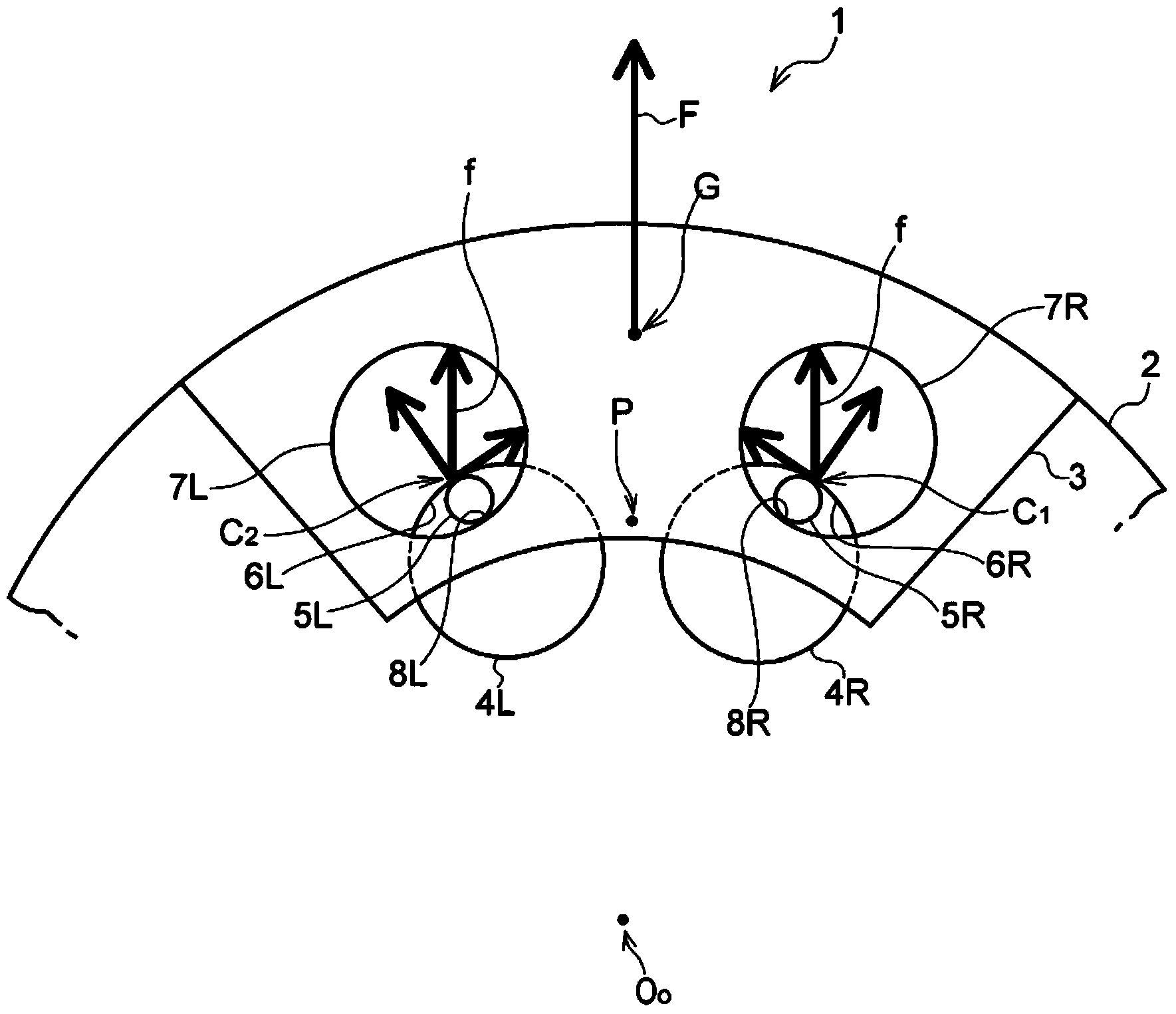 Torsional oscillation damping device