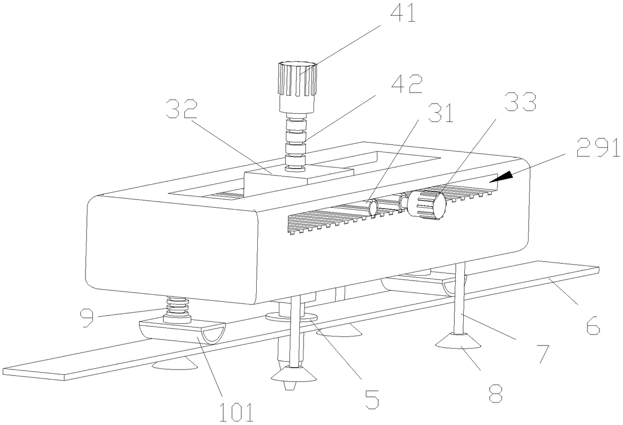 Automatic slurry filling device for concrete crack defect with high adhesion strength