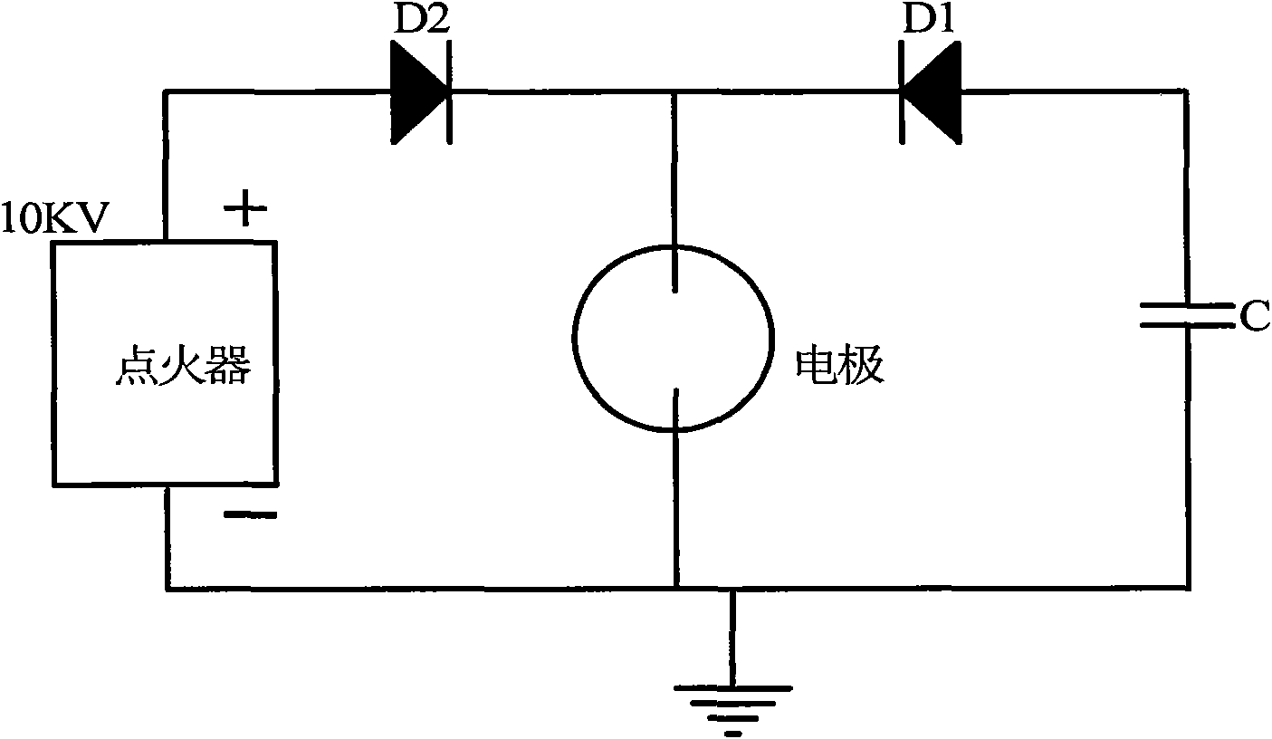 Sustained arc high energy electrostatic igniter and control method thereof