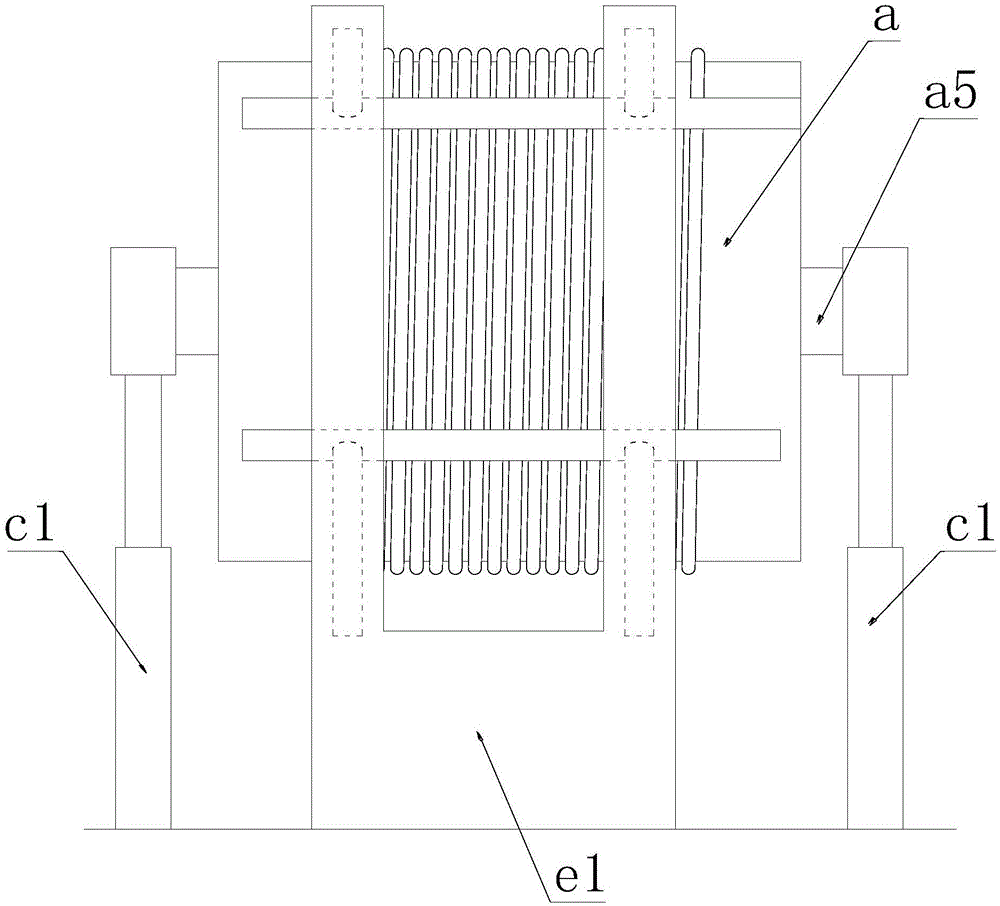 Winding compressing mechanism for stirrups in reinforcement cages in modern prefabricated construction engineering