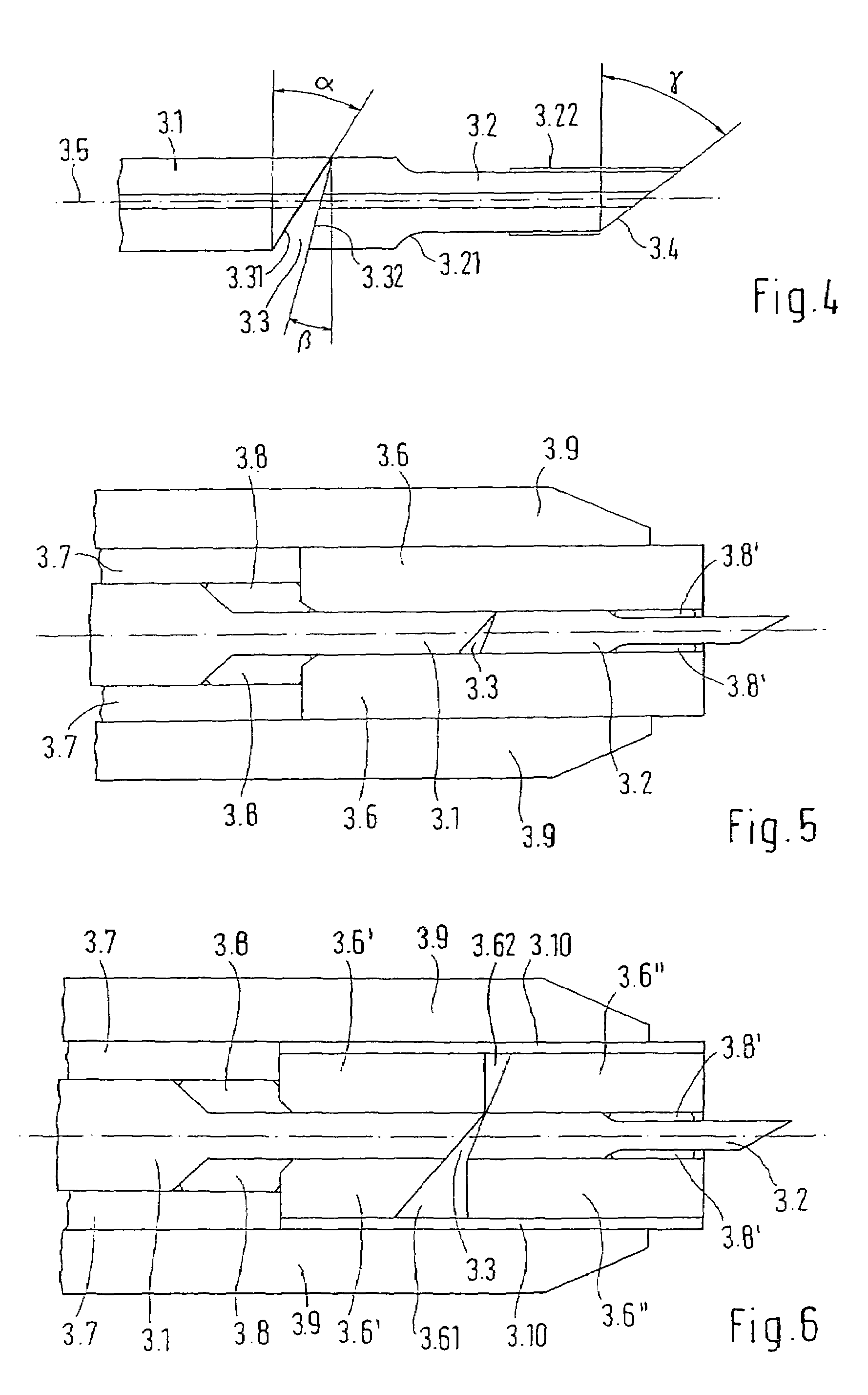 Interferometric measuring device utilizing a slanted probe filter