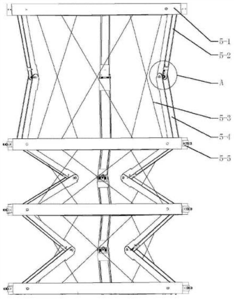 Flexible solar wing unfolding mechanism with high unfolding-folding ratio