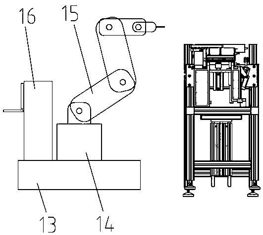 Locking connecting mechanism for bus groove assembly production line