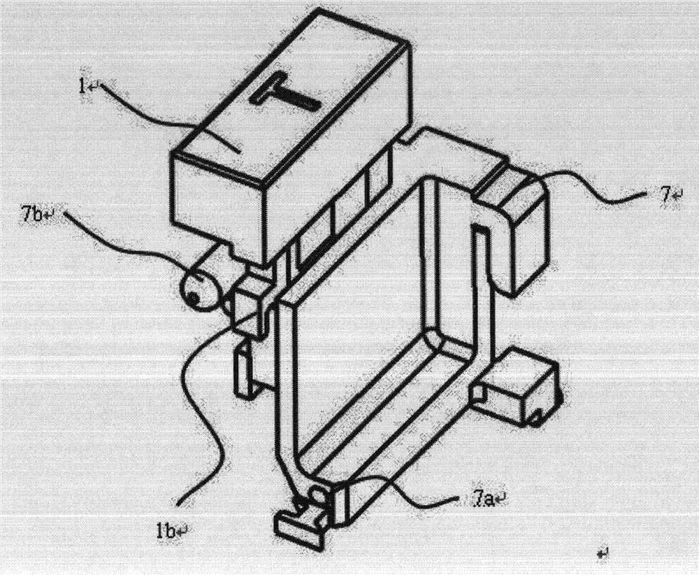 Testing device system of circuit breaker for earth fault currents or residual currents