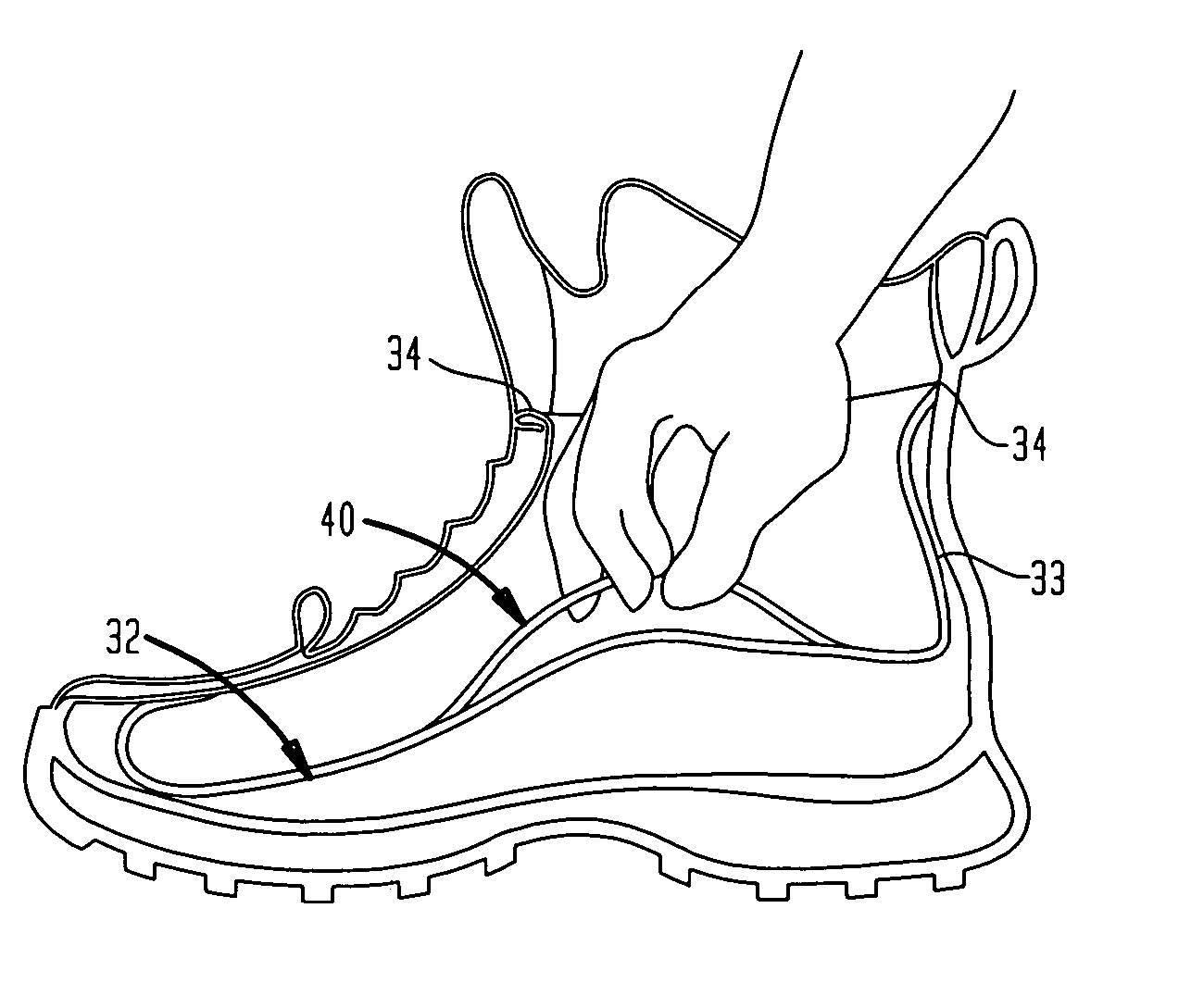 Removable or reversible lining for footwear