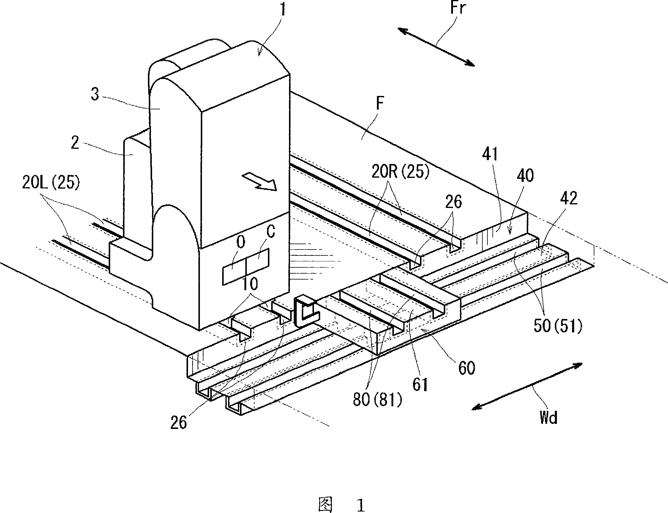 Movement device for vehicle seat