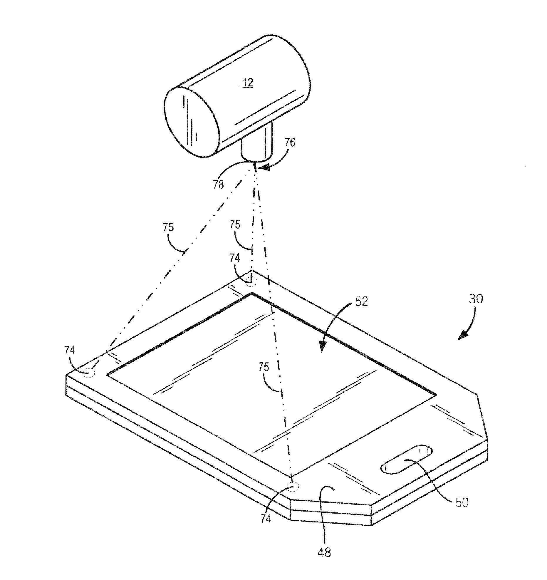 Method and system of aligning x-ray detector for data acquisition