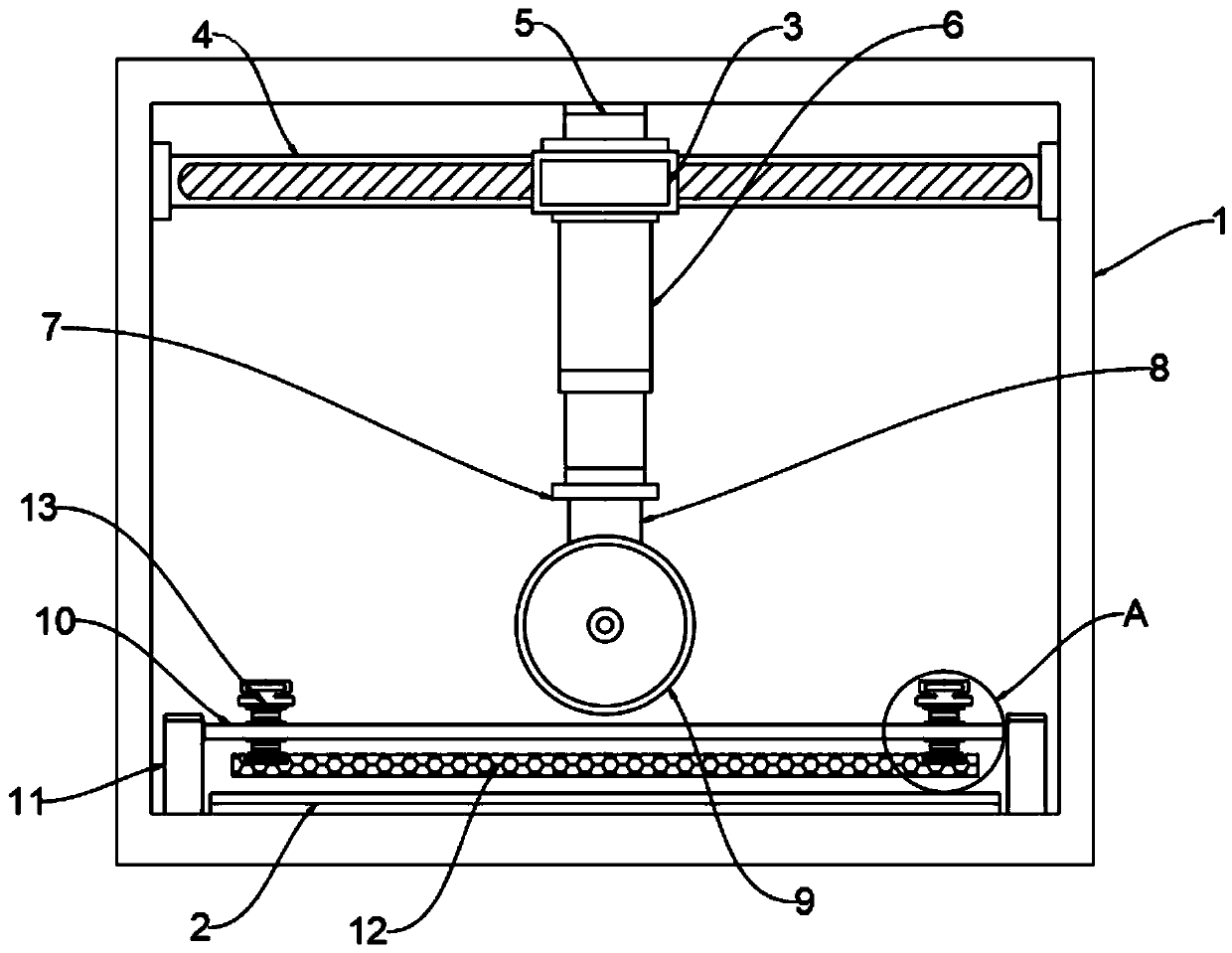 Cutting device for ultrafine fiber fabric