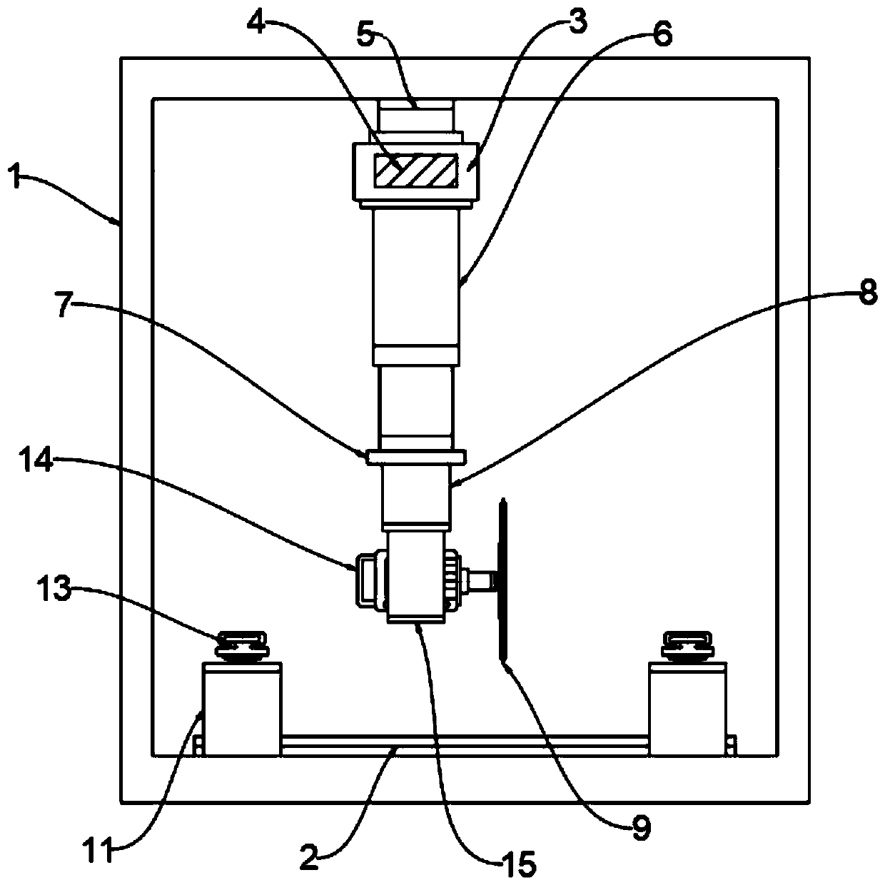 Cutting device for ultrafine fiber fabric