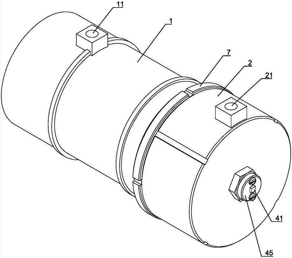 A double-acting multi-stage anti-rotation hydraulic cylinder