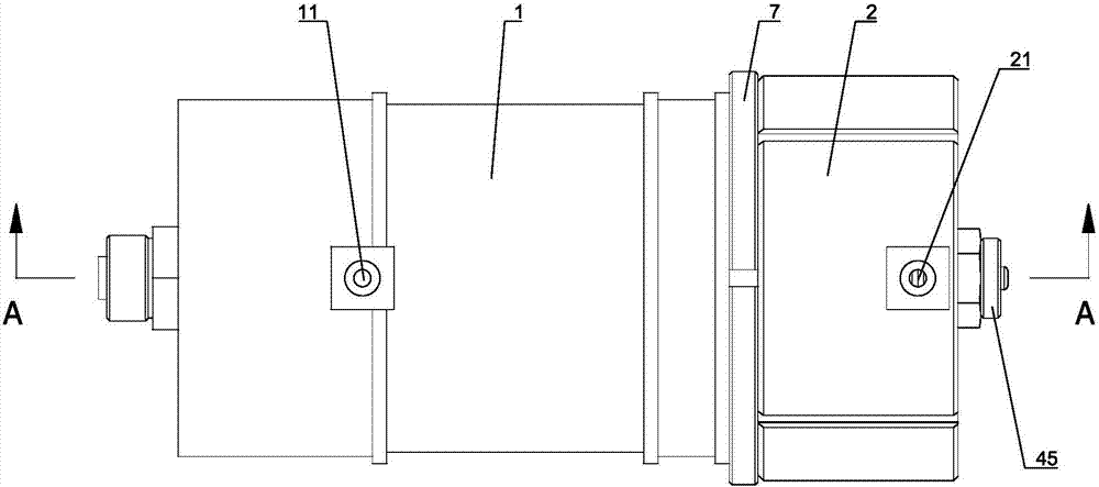 A double-acting multi-stage anti-rotation hydraulic cylinder