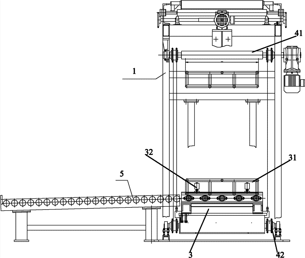 Glue sheet placement and lamination weighing and lifting device and control method thereof