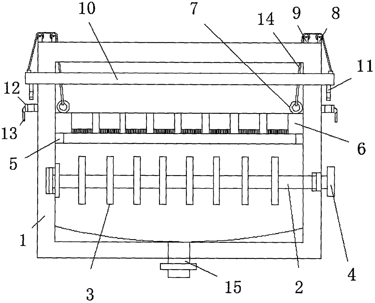 Water breeding seedling device for medicago sativa