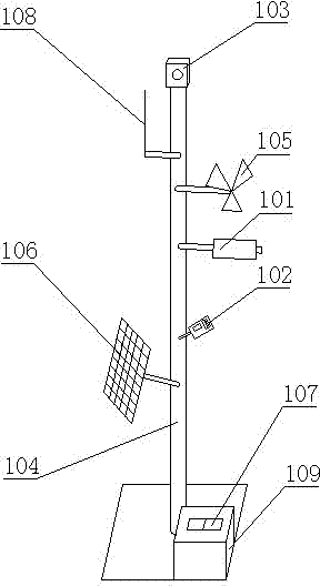 Wireless microwave remote video monitoring transmission system