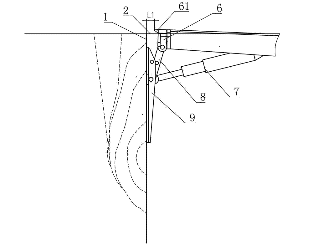 Method for preventing rib spalling of coal wall and roof falling in head face and hydraulic support thereof