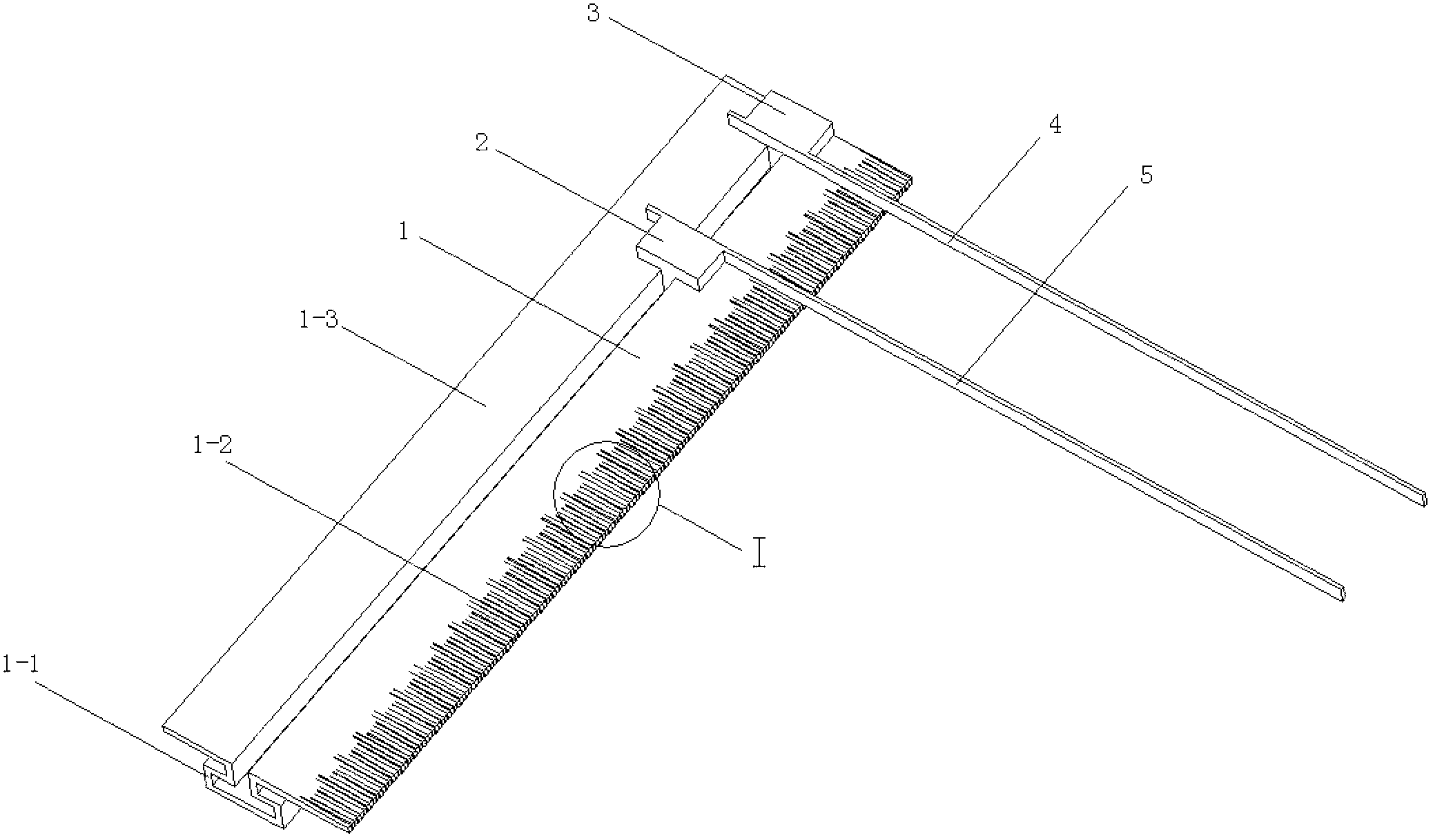 Simple measuring tool of vehicle suspension buffer block air travel