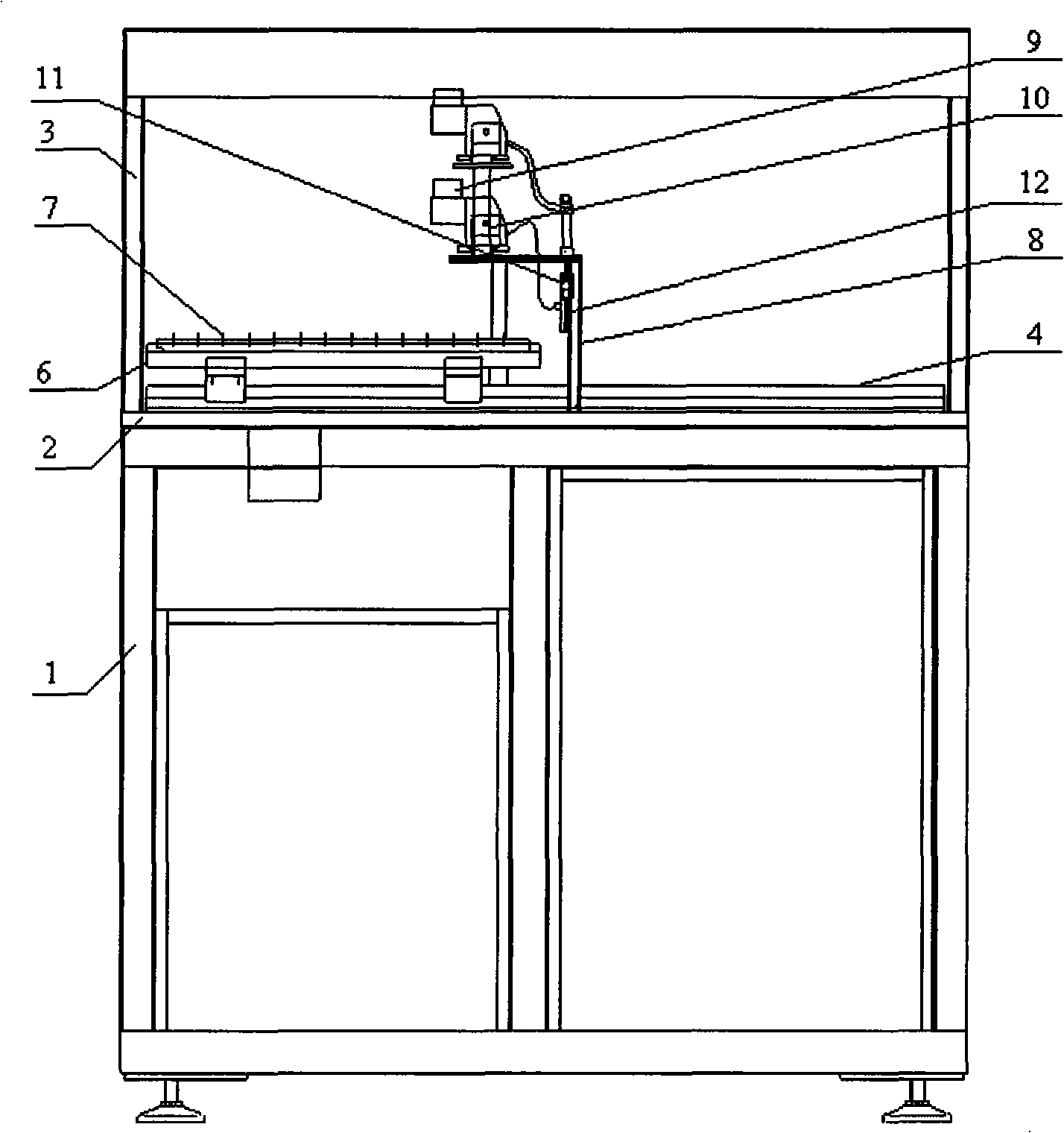 Gas discharge tube automatized ageing device