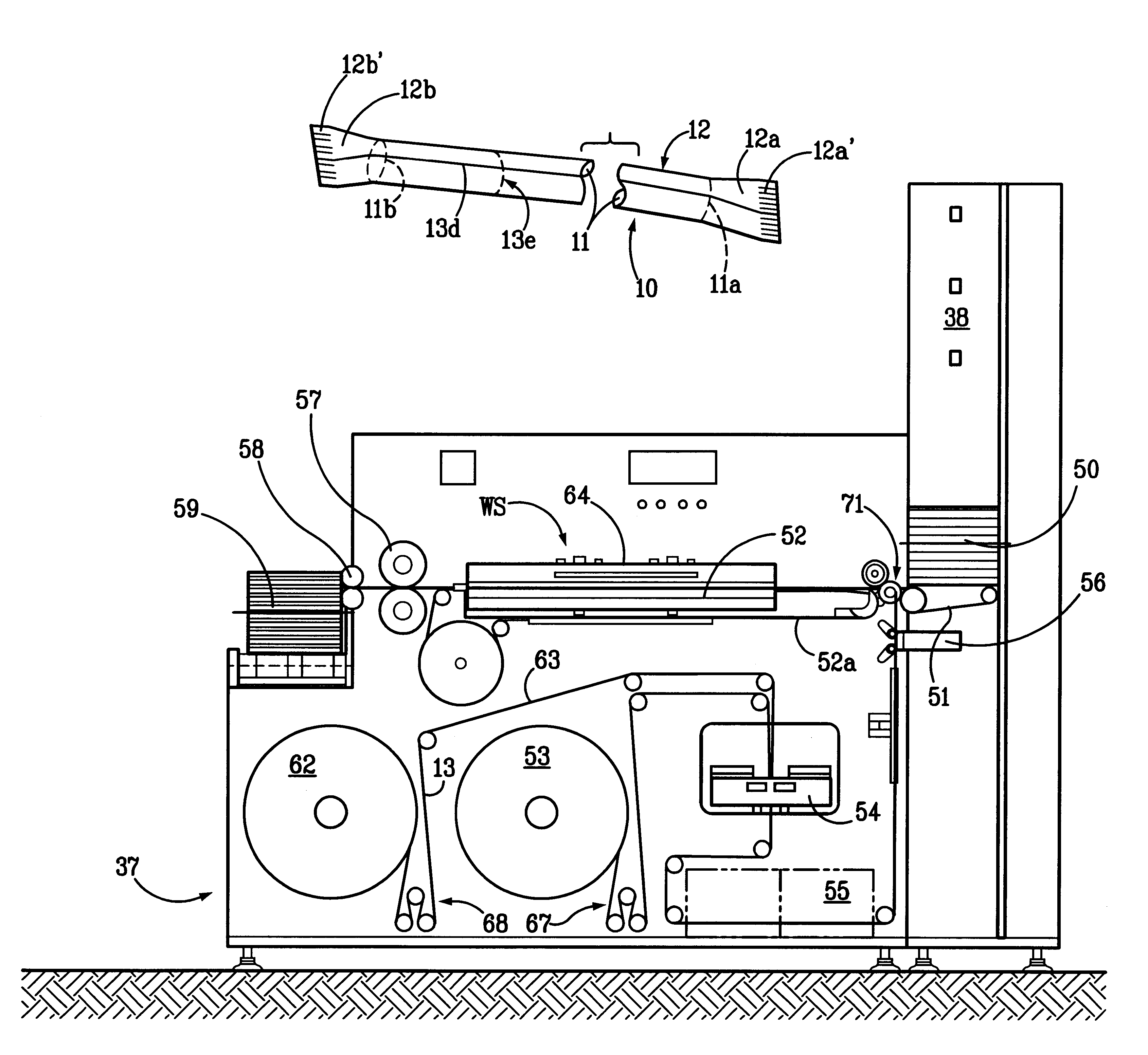 Apparatus for wrapping drinking straws