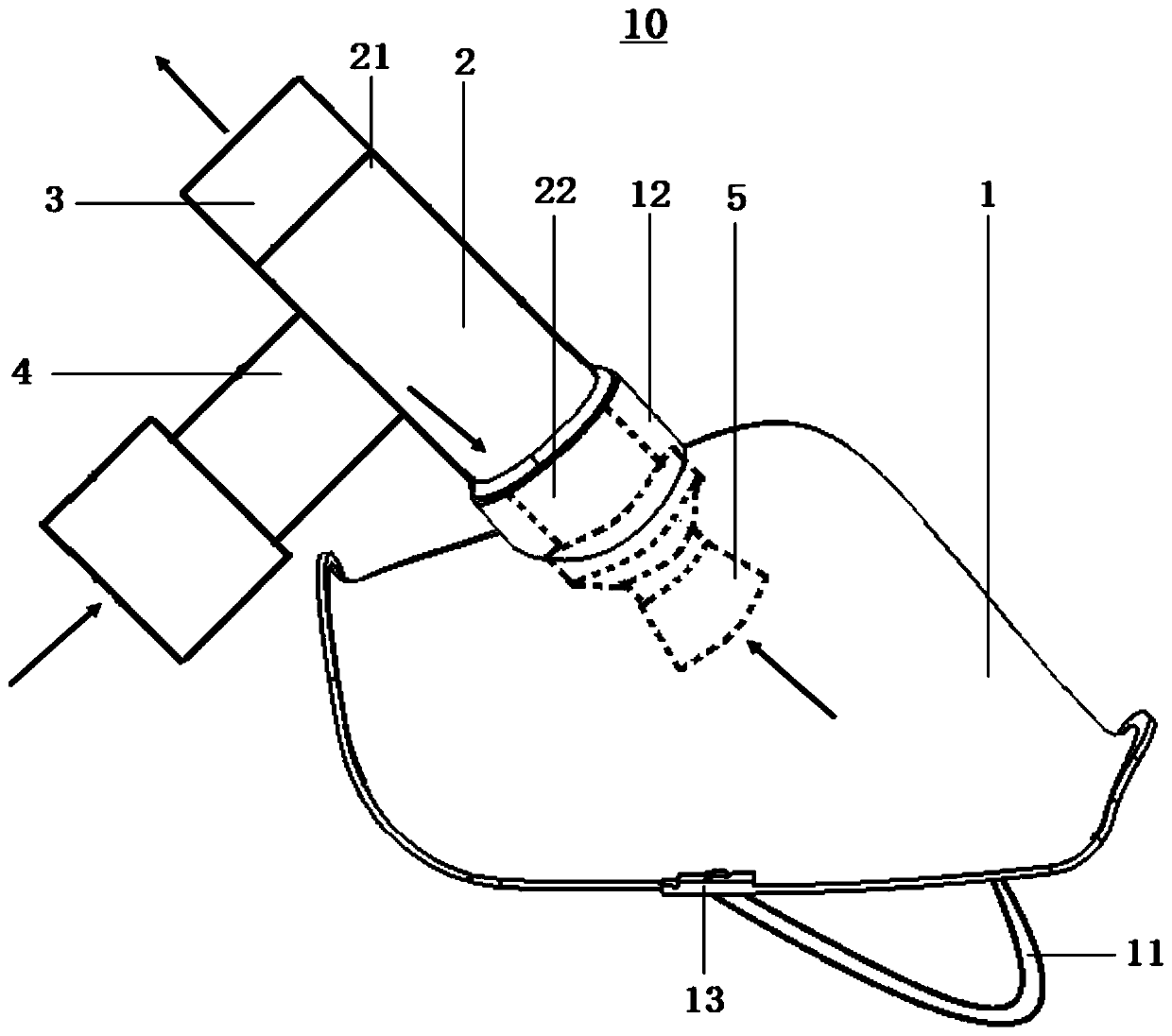 Buccal closed nebulization equipment