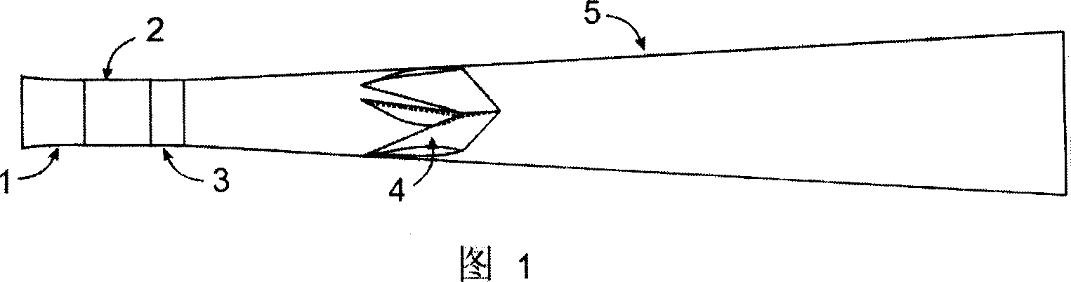 Super-sonic diffuser for super-sonic vortex flow natural gas separator