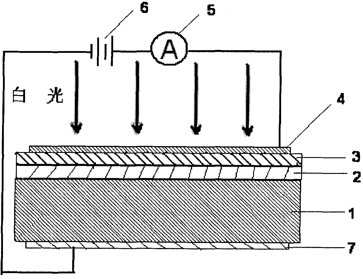 Palladium-doped carbon film material with photovoltaic effect