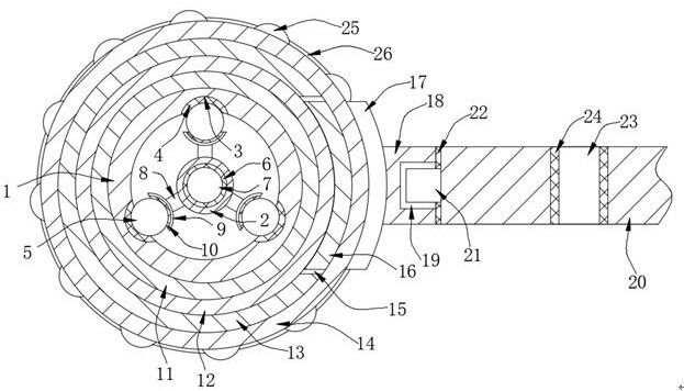 Parallel high-load bundled aerial cable