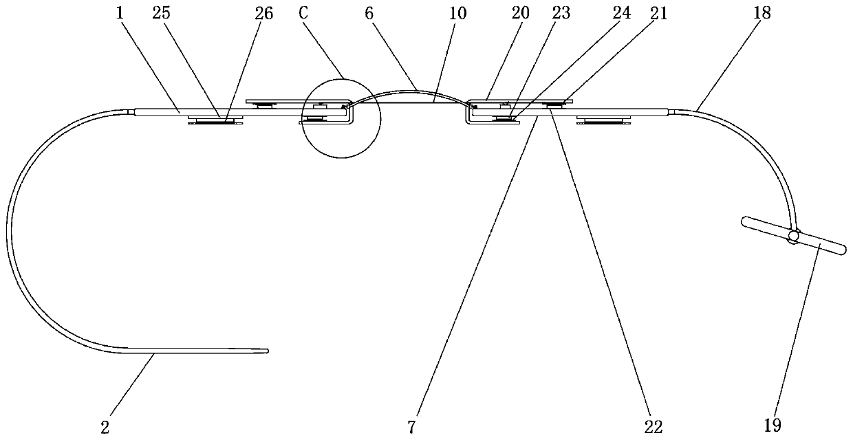 Auxiliary equipment for wound suturing