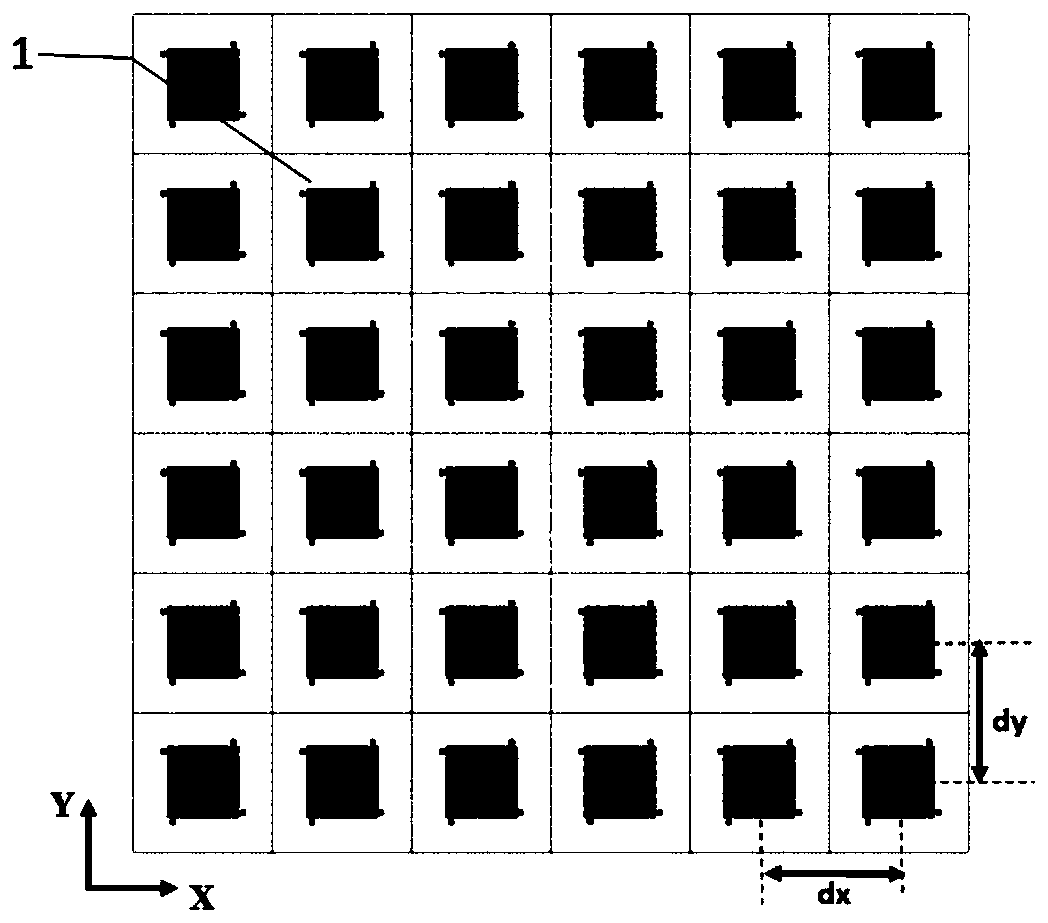 Low-cost planar phased-array antenna for low-orbit satellite communication and method for realizing phased-array scanning by using low-cost planar phased-array antenna