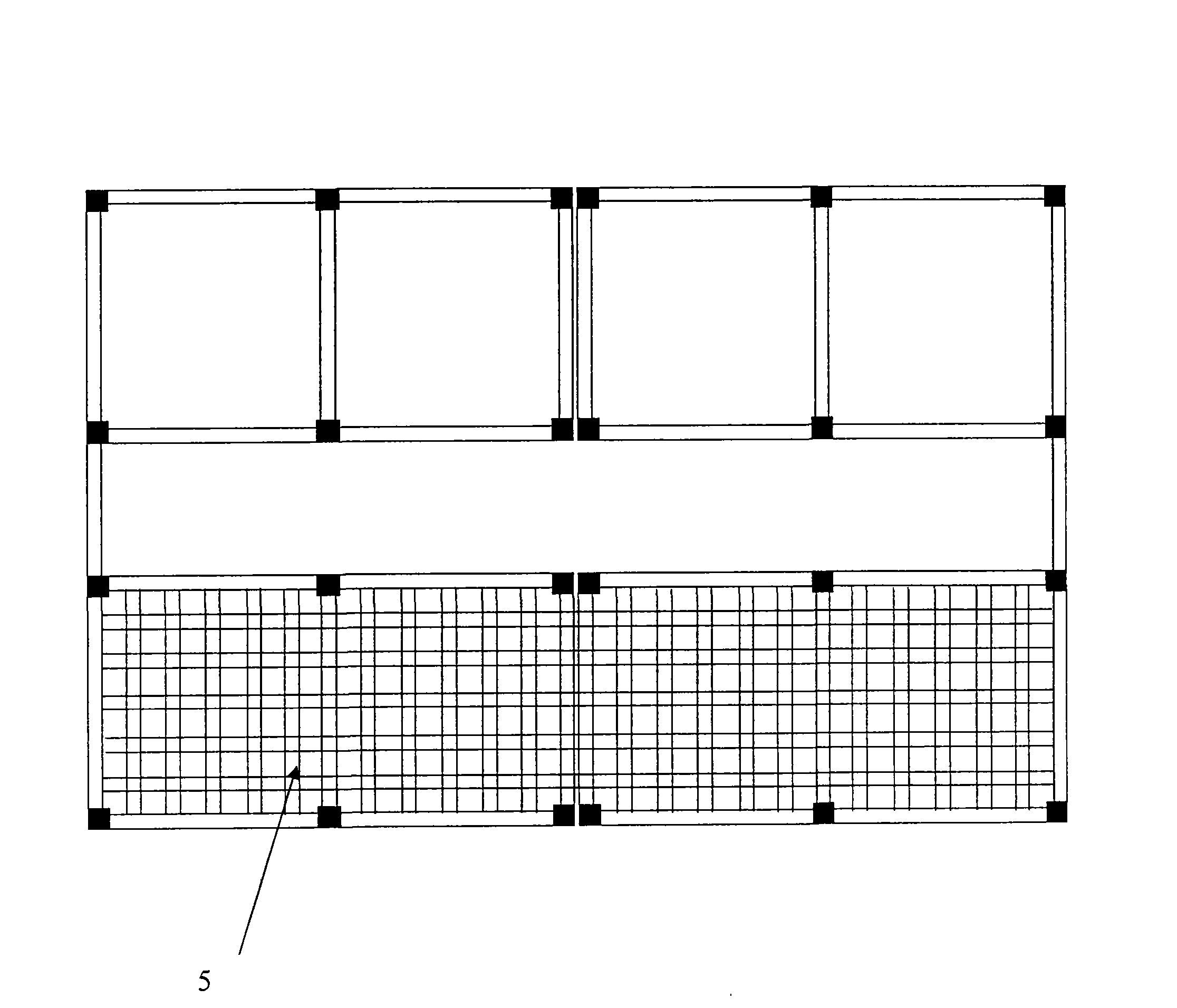 Simulation building model for teaching use