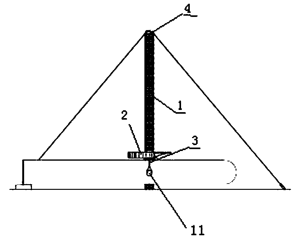 Overall hoisting device and method