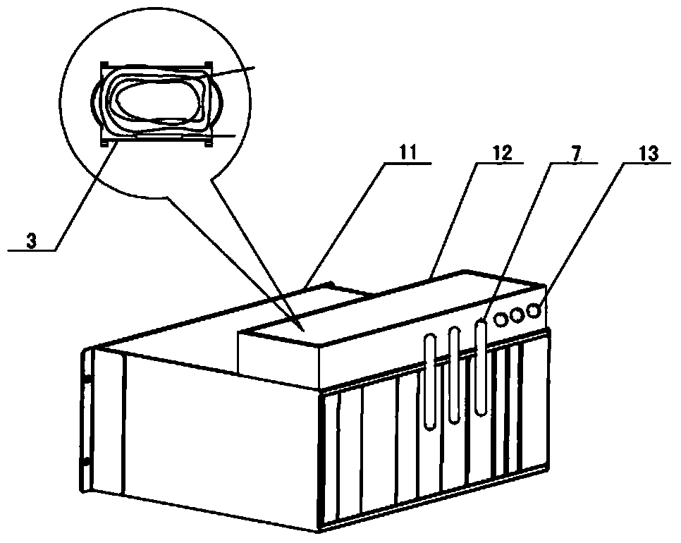 Collecting device with optical fiber protecting function, full-optical-fiber current transformer and mounting method