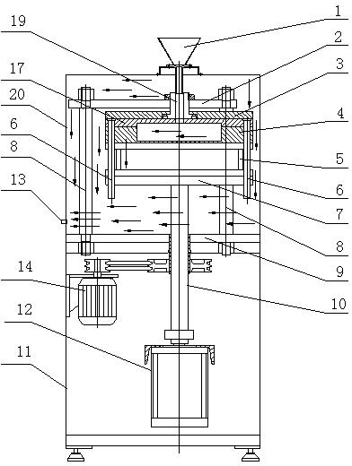 Vacuum centrifugal casting method and device