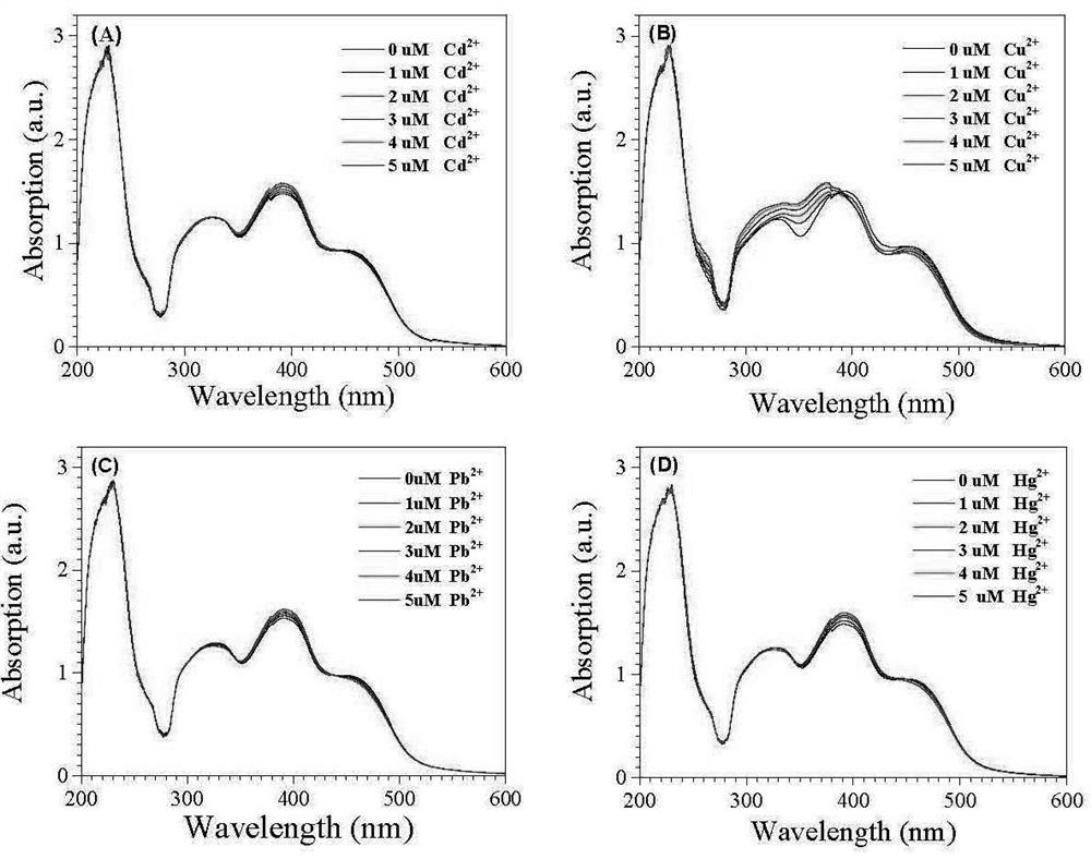 Preparation method of artificial antibody for detecting heavy metal ions