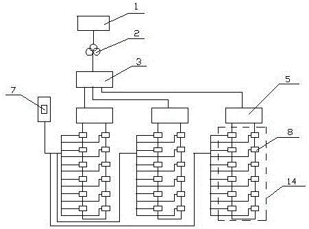 An array type wind power generation system