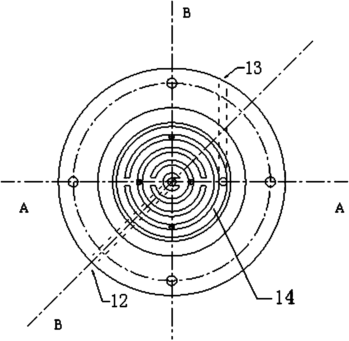 Test device for making research on soil freezing and thawing temperature field, water migration and deformation law