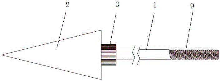 Percutaneous skin-puncture traction retractor radially unfolded in visual endoscopy