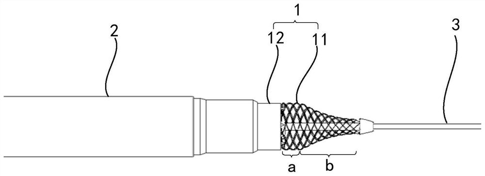 Atrial septum blood flow channel creating device