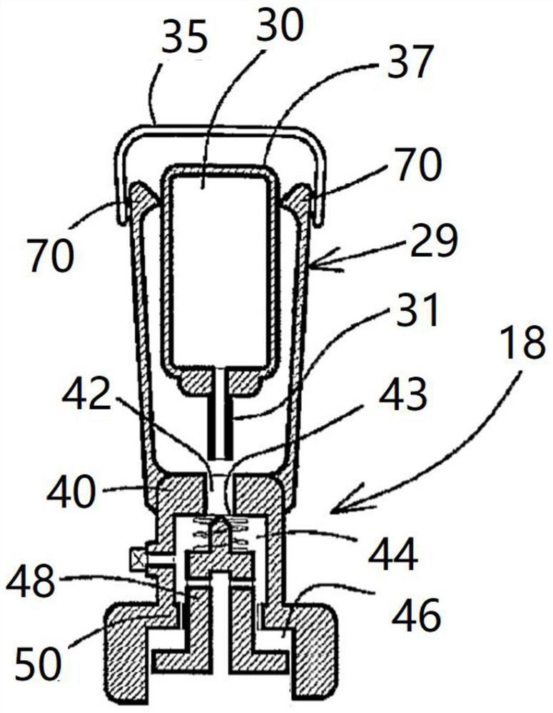 A hemostatic device for trunk bleeding