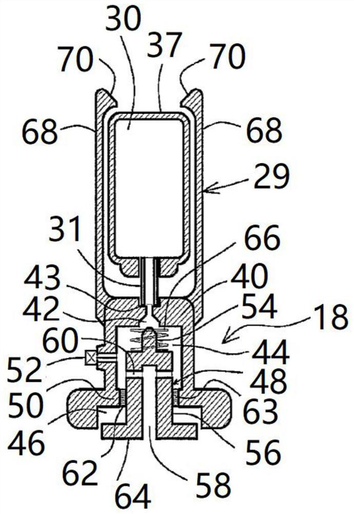 A hemostatic device for trunk bleeding