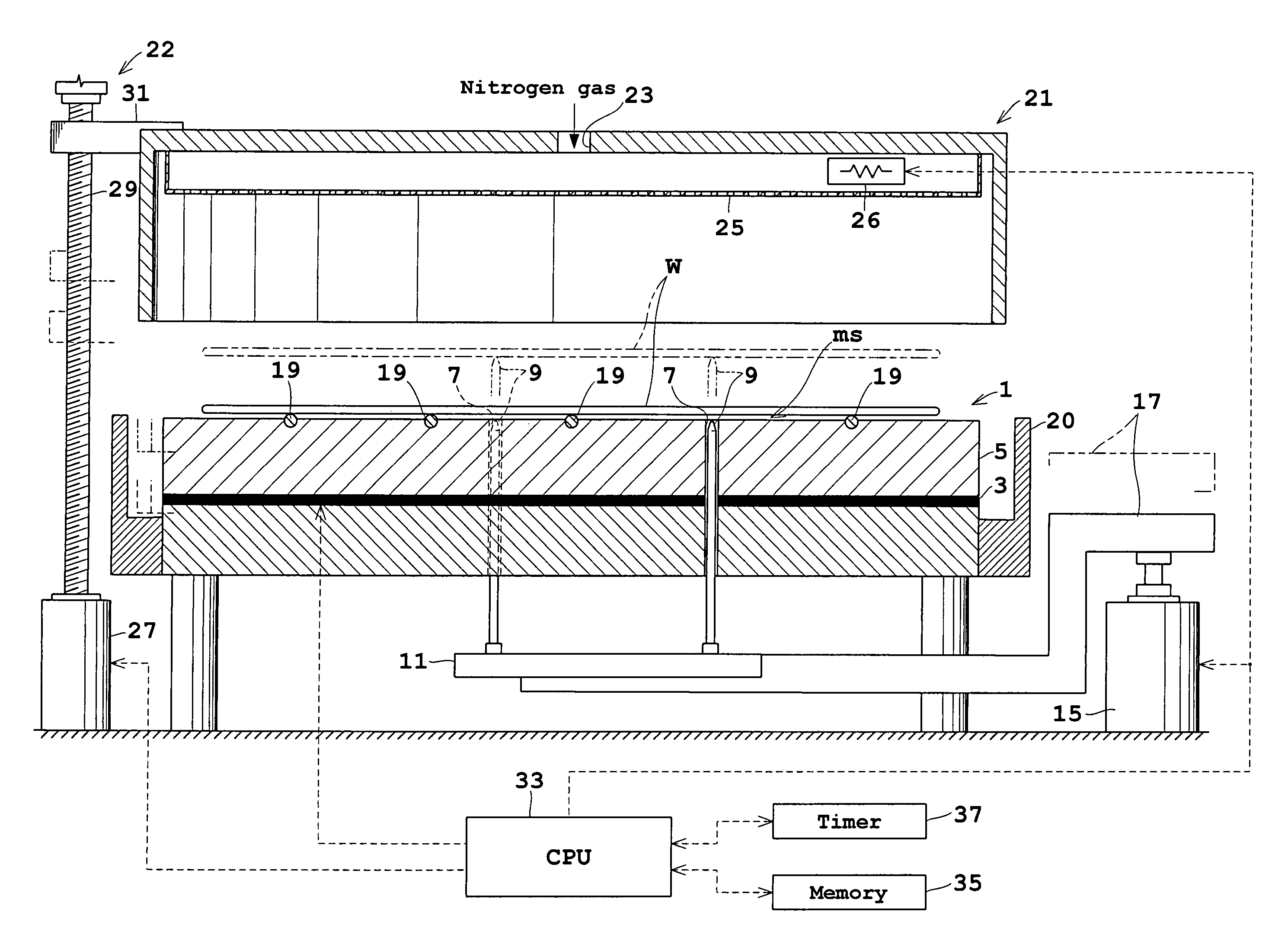 Substrate heat treatment apparatus