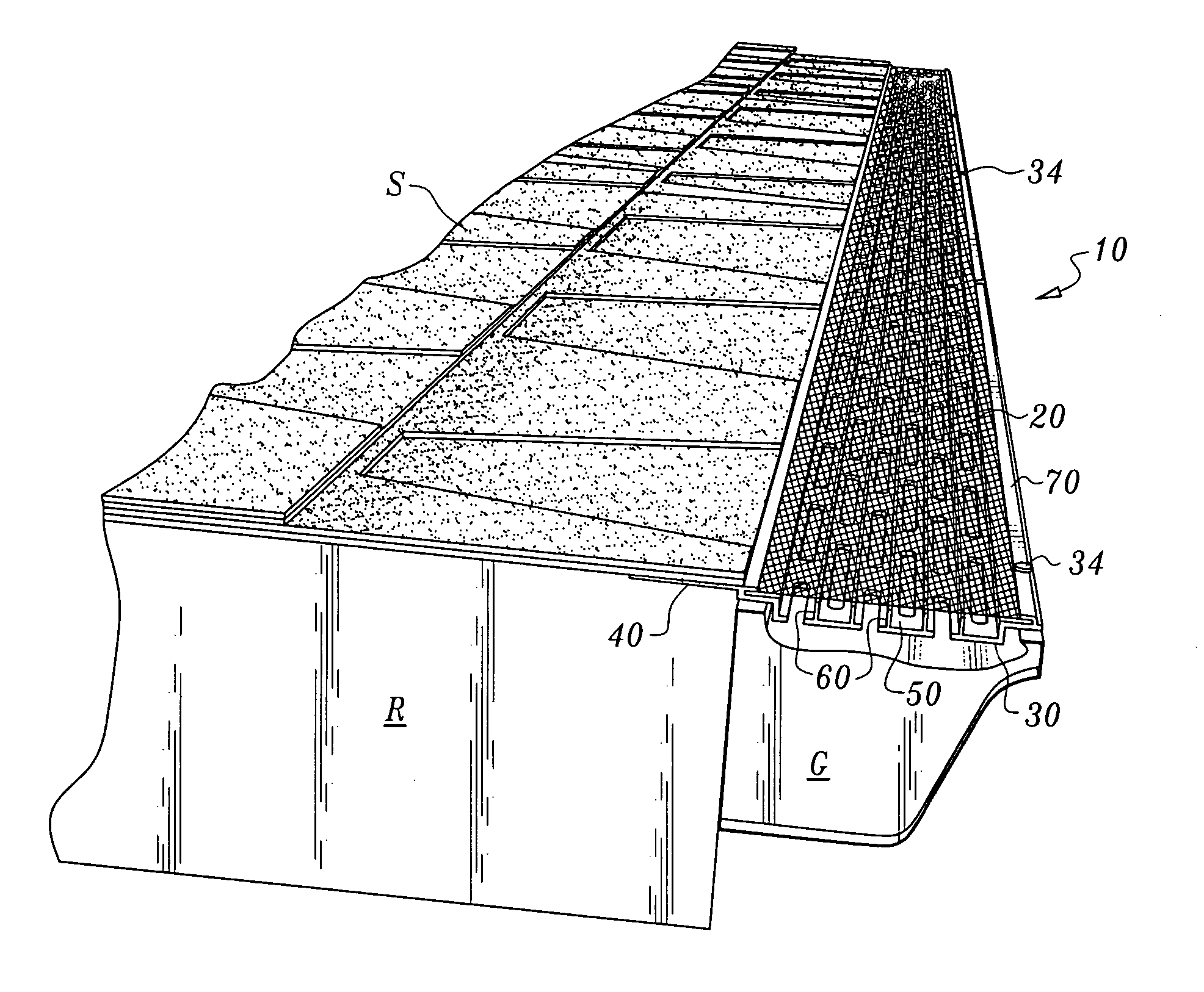 Rain gutter debris preclusion device