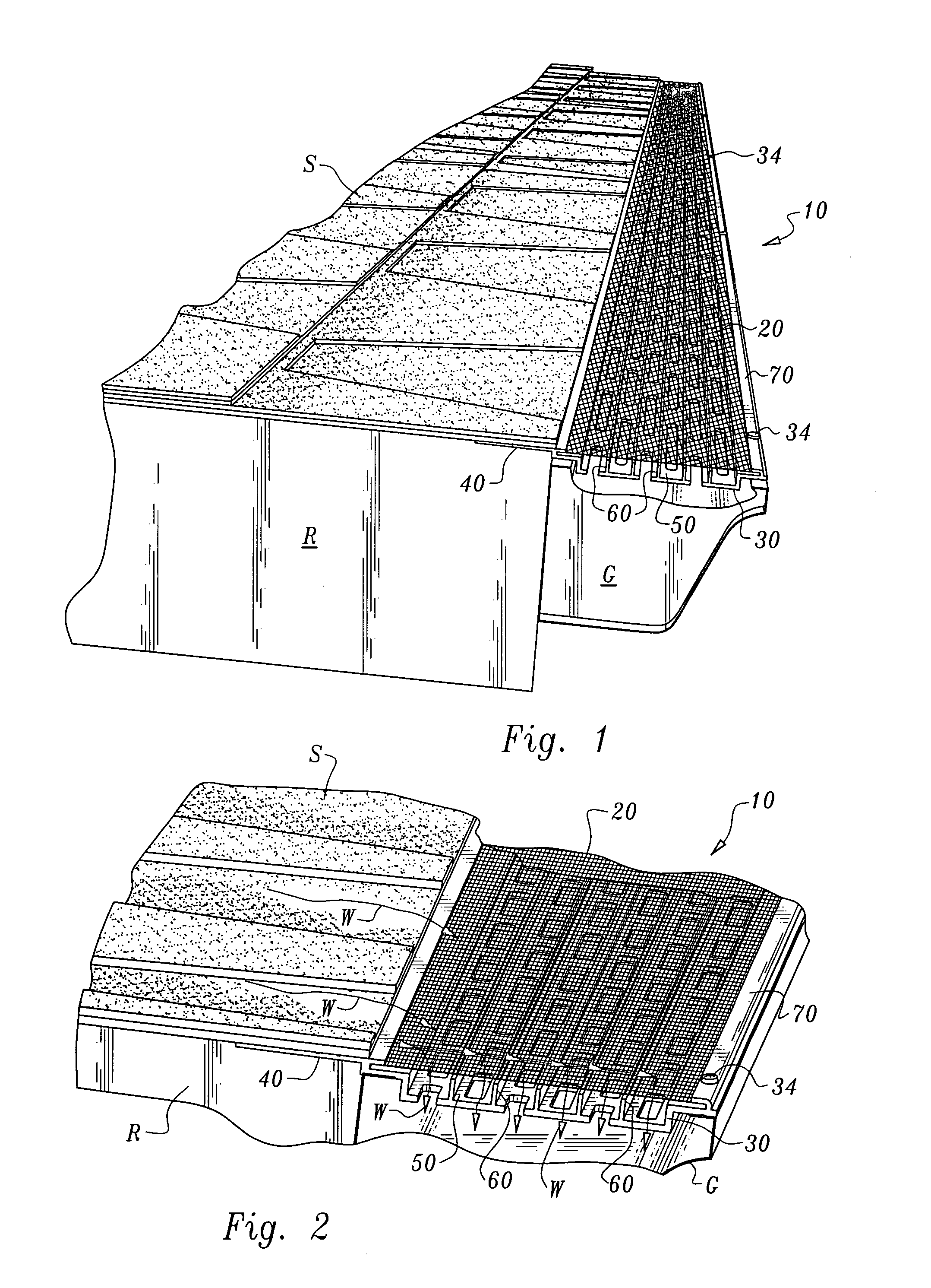 Rain gutter debris preclusion device