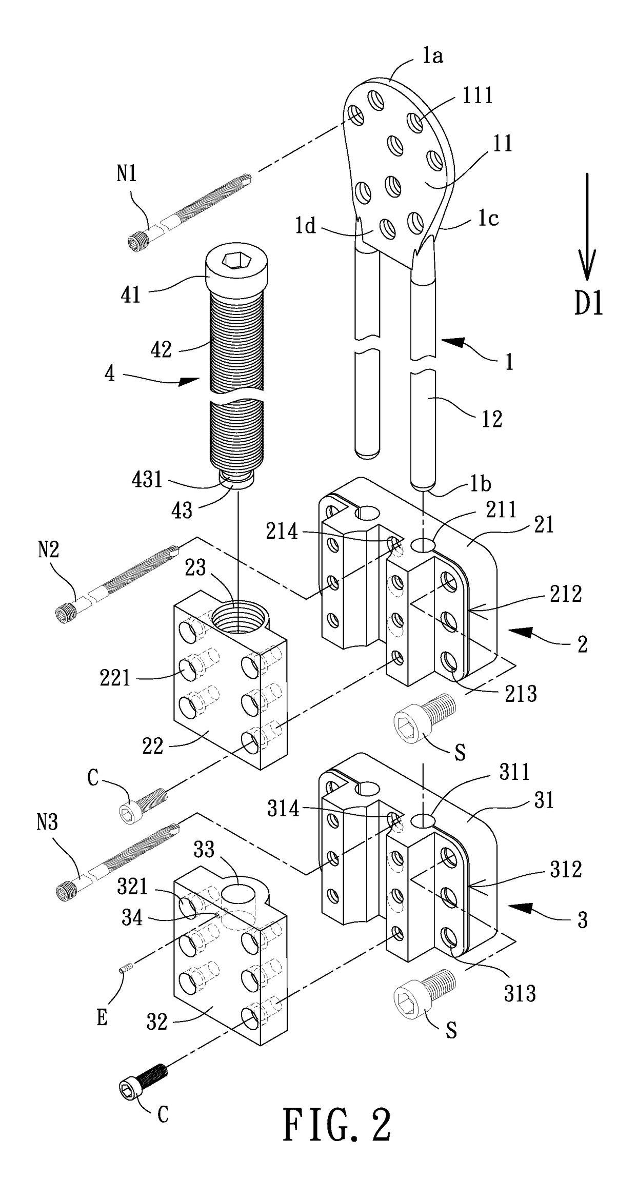 Adjustable external fixator