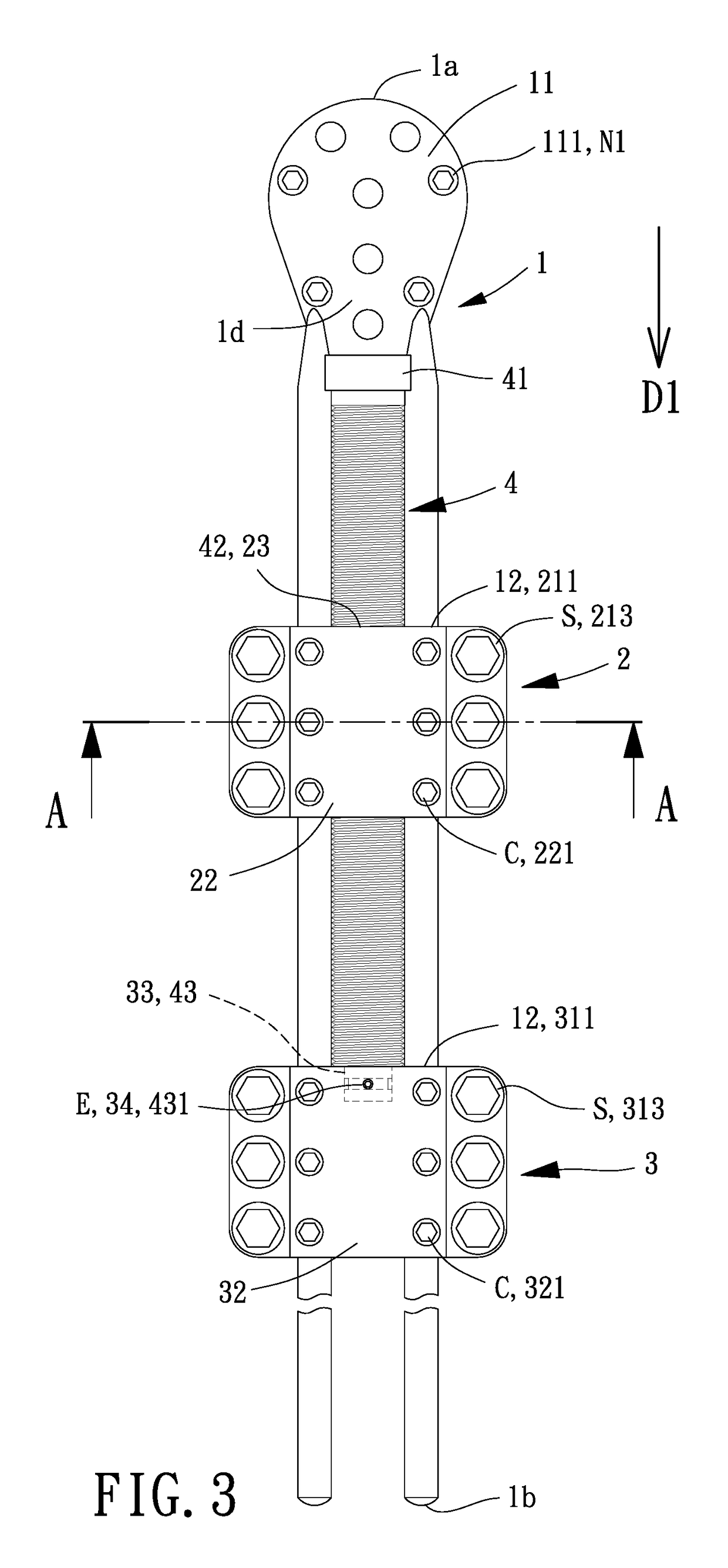 Adjustable external fixator