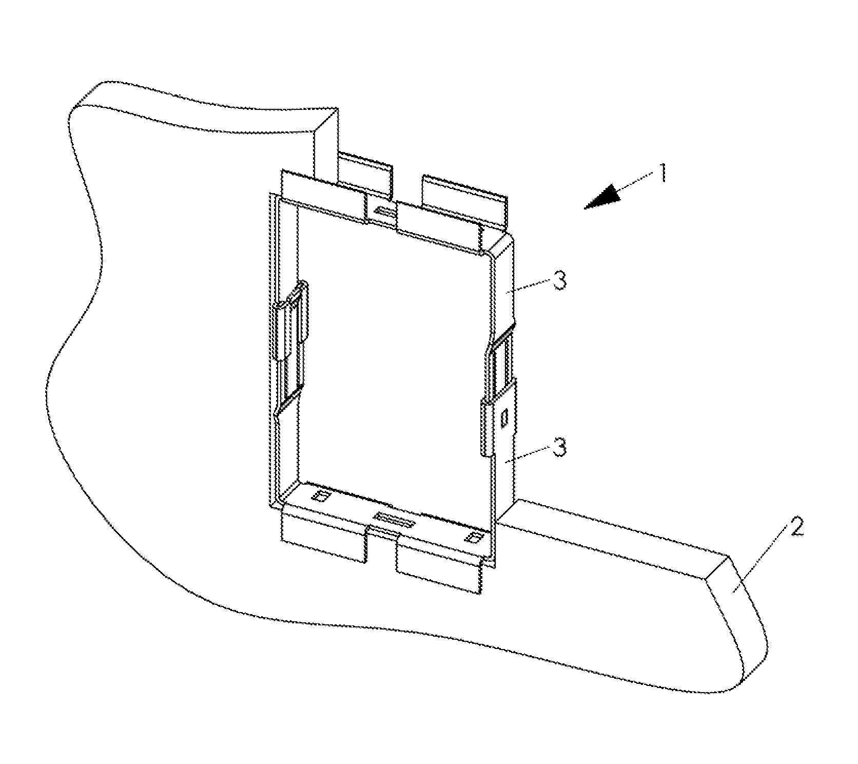 Wall mounting bracket assembly