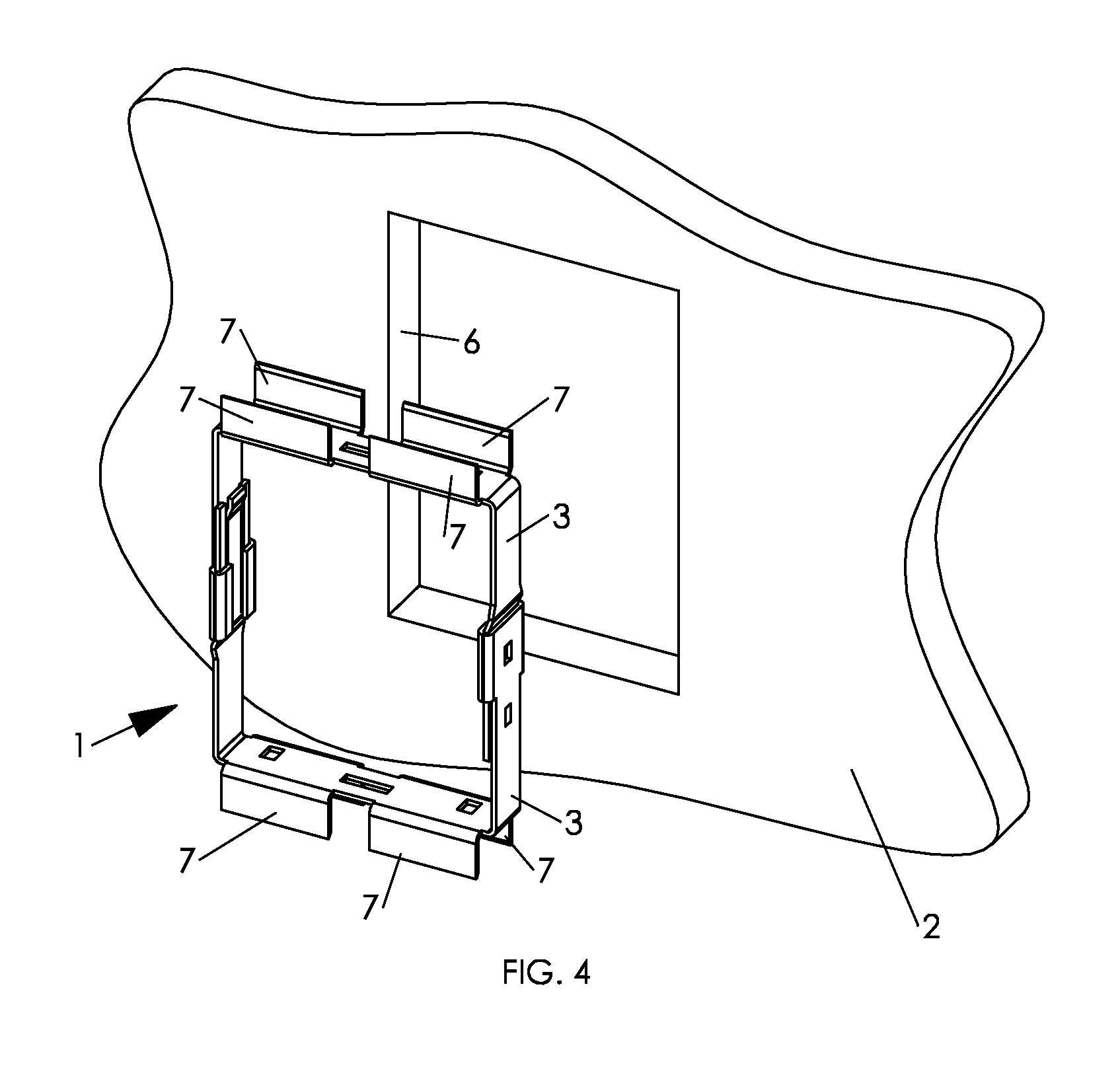 Wall mounting bracket assembly