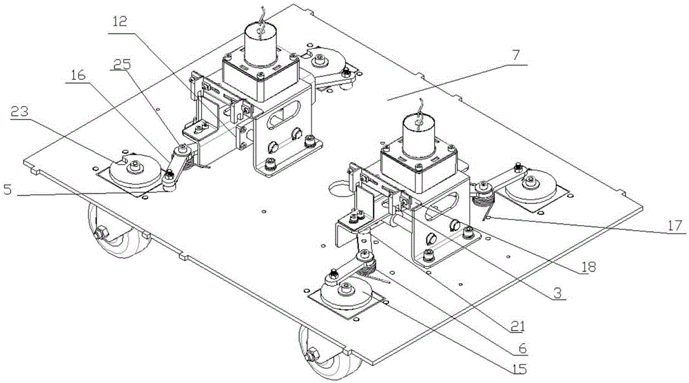 Automatic reversing carrying vehicle