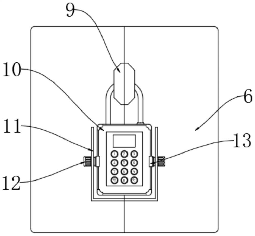 Crane arm smart lock