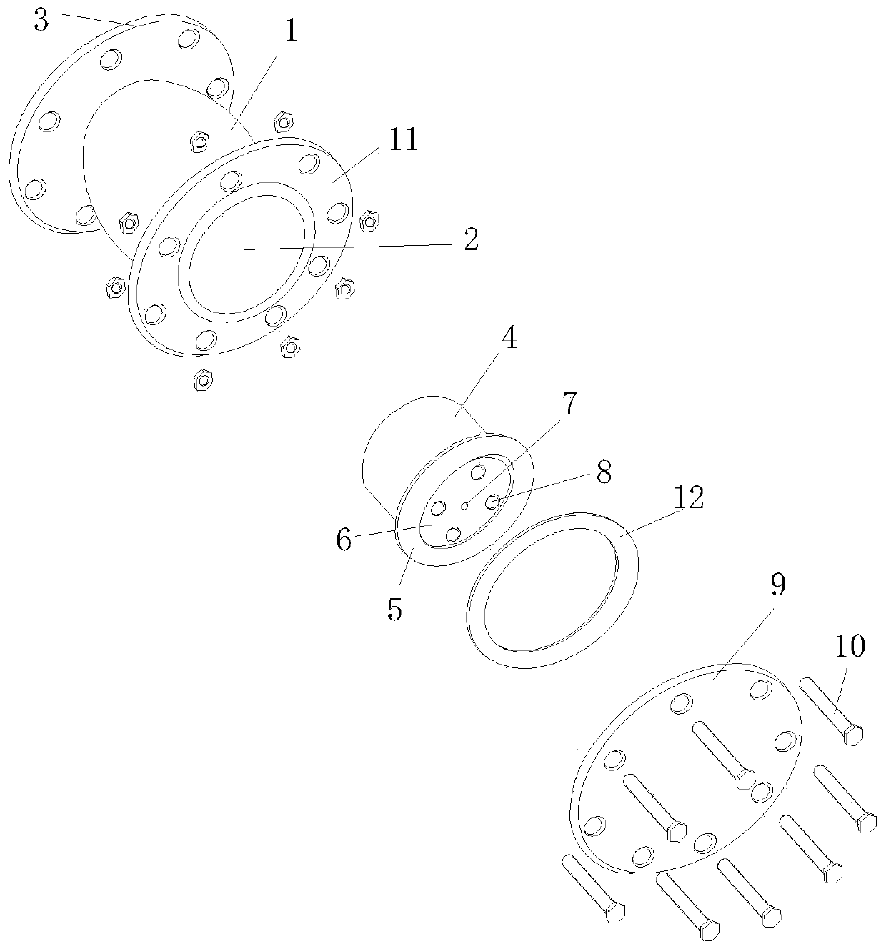 Water hammer-resistance damping device of pipeline